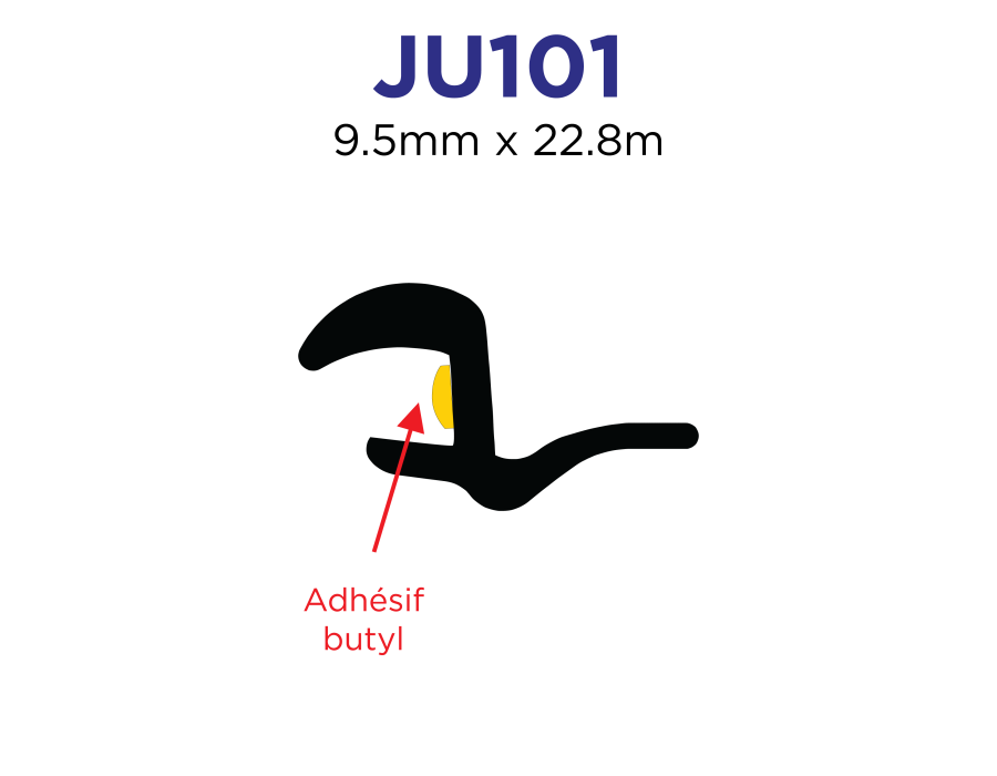 JOINTS ADAPTABLES POUR PARE PRISE ET LUNETTES 9,5mm x 22.8m