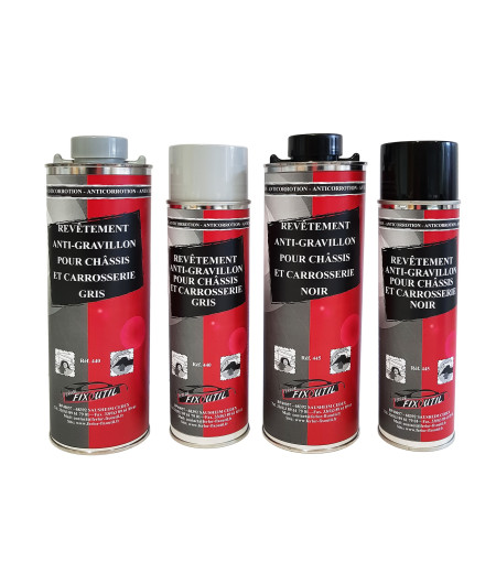 Insonorisant ANTI-GRAVE Gris ou Noir 500ml ou 1 Litre chez FERLOR FIXOUTIL