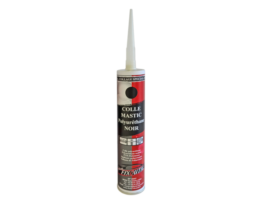 Colle-mastic structurale polyurethane - 1 cartouche de 310ml - Couleur Noir