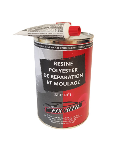 Résine Polyester 1034 – Kit Réparation & Moulage | Boîte 1 kg chez FERLOR FIXOUTIL