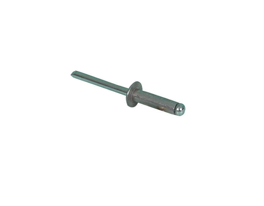 Rivets ALU ø 4.8 tige ACIER tête PLATE - Boite de 500