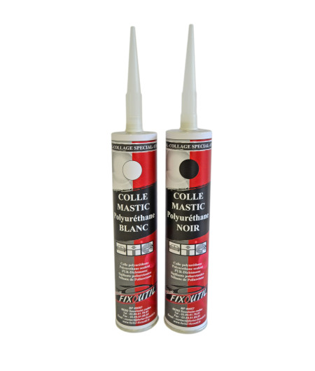 Colle-mastic structurale polyuréthane - 1 cart.310ml - Couleur Blanc ou noir