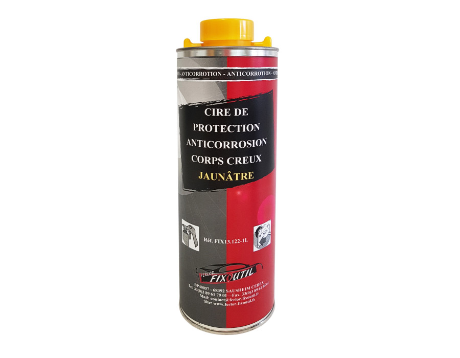 1 Carton de 12x1L de Cire de protection antirouille "brun clair"  FIX13-122 chez FERLOR FIXOUTIL