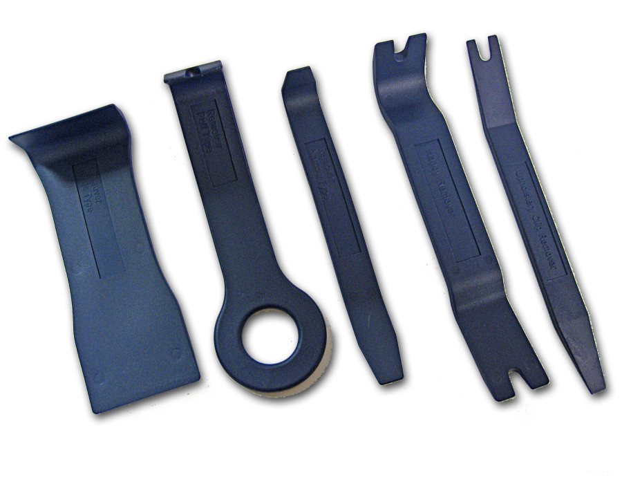 Set de Leviers pour démontage faces rétroviseur et garnitures - Coffret de 5 chez FERLOR FIXOUTIL