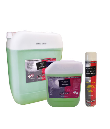 Nettoyant Vitres Prêt à l’Emploi – Parfum Citron Vert (750 ml / 5 L / 20 L) FERLOR-FIXOUTIL - France