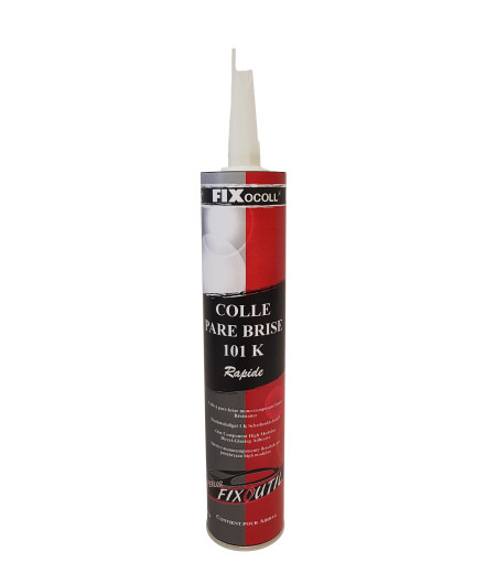FIX 101K – Colle Pare-Brise Polyuréthane Hautes Performances - SECHAGE RAPIDE - Berlingot - Cartouche FERLOR-FIXOUTIL - France