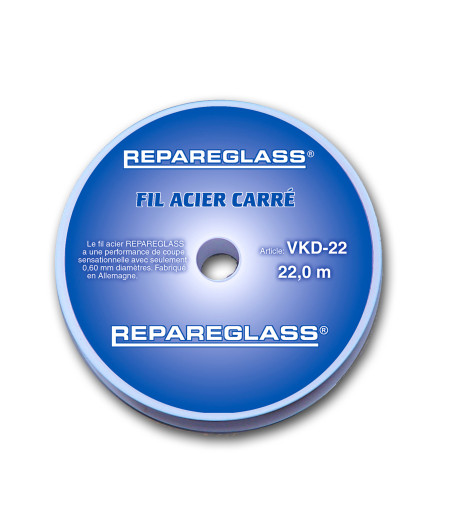 FIL À COUPER METAL CARRÉ 22ml  - ø 0,6 mm chez FERLOR FIXOUTIL