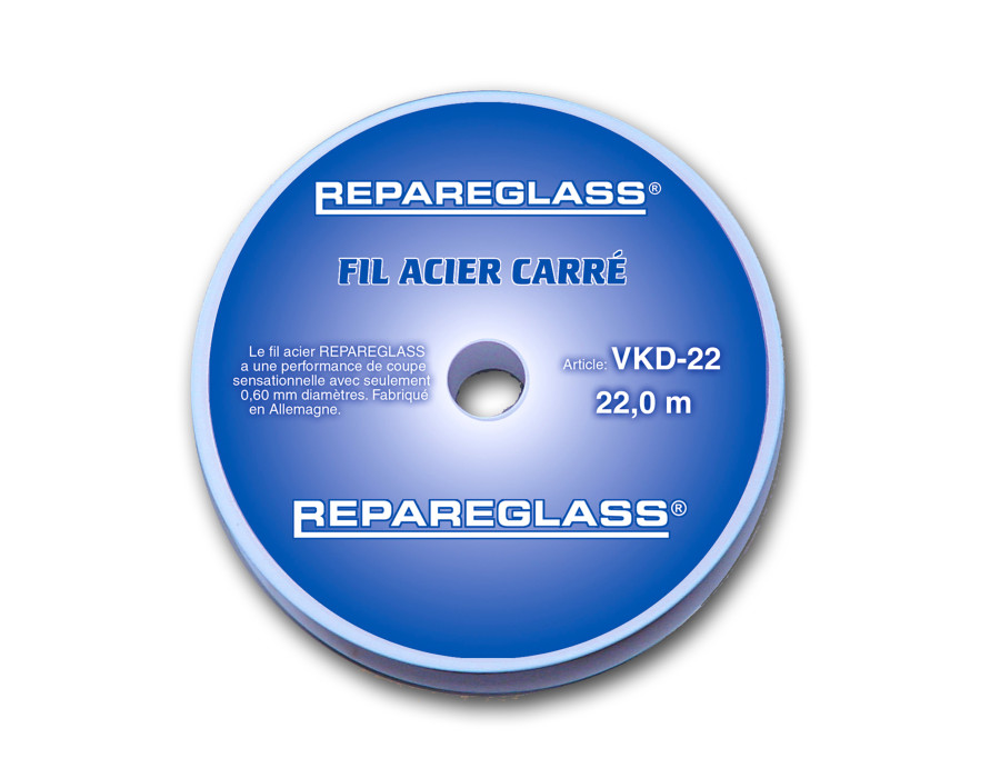 FIL À COUPER METAL CARRÉ 22ml  - ø 0,6 mm chez FERLOR FIXOUTIL