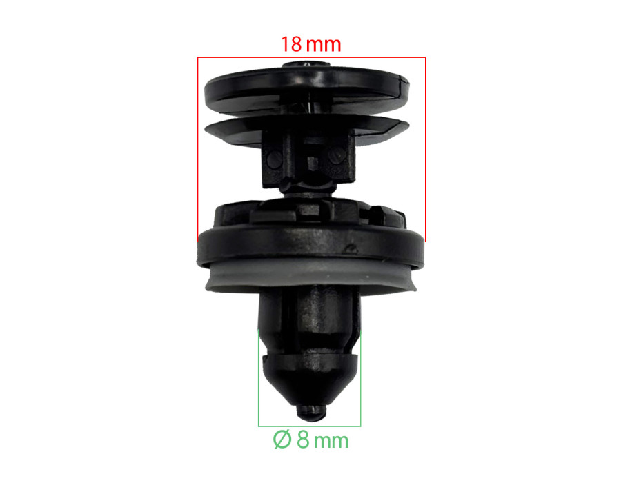 Lot de 10 Agrafes panneau de porte Focus 2004 (04), C-MAX 2003 (03) - ferlor fixoutil