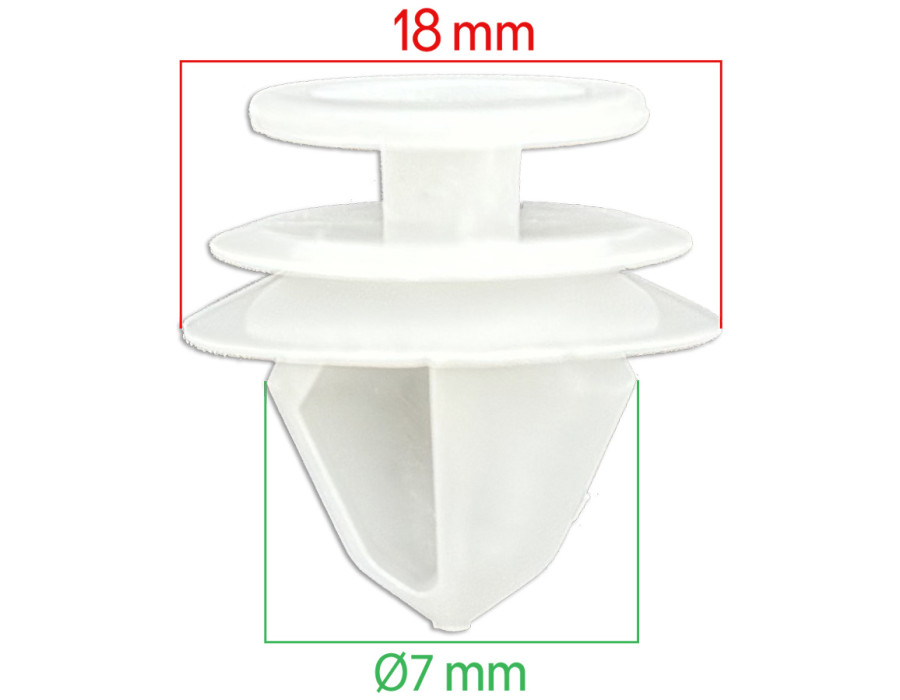 Lot de 10 agrafes panneau de porte - Citroen Berlingo, Xsara, C3, C5... etc - ferlor fixoutil
