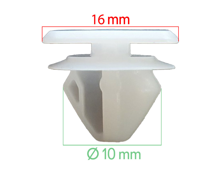 Lot de 10 agrafes pare-brise - Citroen C5 Aircross - ferlor fixoutil