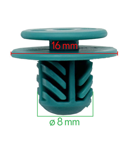 Lot de 10 clips  - Renault Berlingo I (97-08) - Dacia - ferlor fixoutil