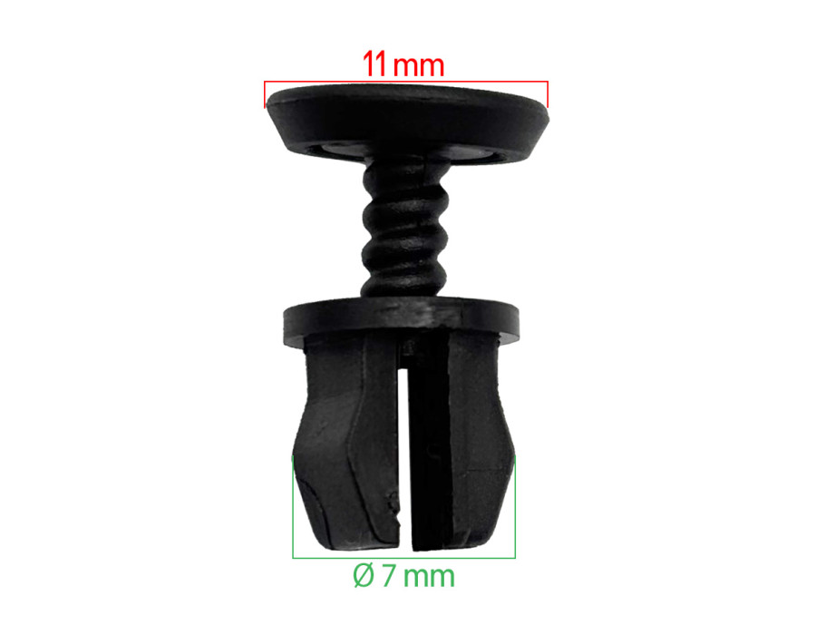 Lot de 10 rivet plastique baie d'auvent - Ford SIERRA et TRANSIT - ferlor fixoutil