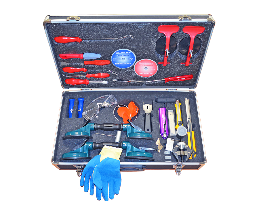 Kit d'outillage de 32 outils spécial pare-brise