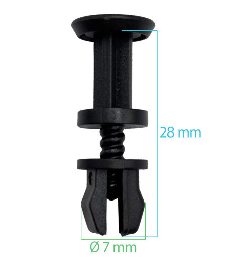 Lot de 10 agrafes - Ford Transit IV - ferlor fixoutil