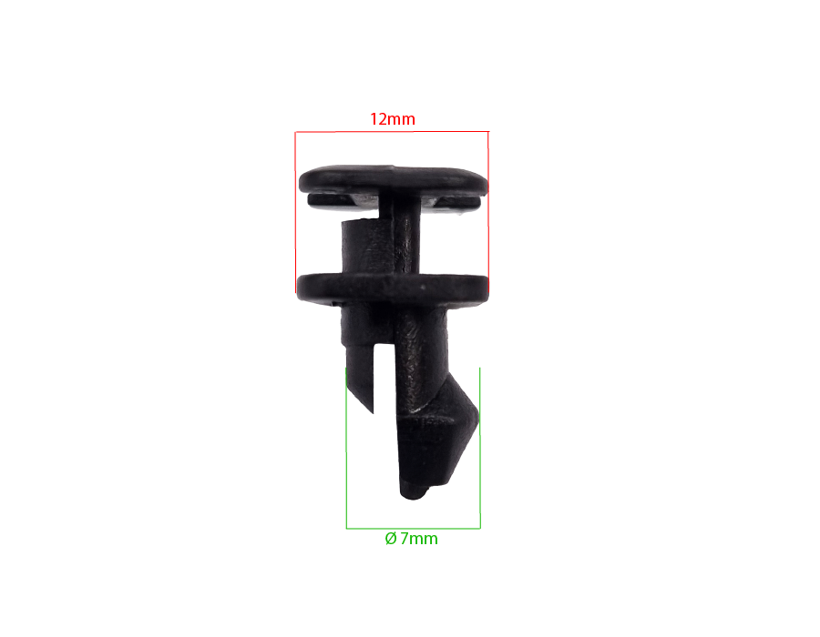 Lot de 10 agrafes cache moteur essuie glace - BMW Série 5 E34 - ferlor fixoutil