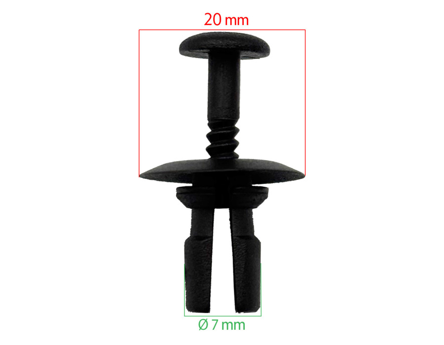 Lot de 10 agrafes - BMW Série 5 E39 berline/break - ferlor fixoutil