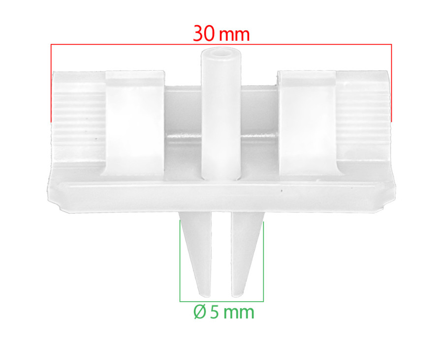 Lot de 10 agrafes vitrage pare-brise - Mini R50 -R52 -R53 - ferlor fixoutil