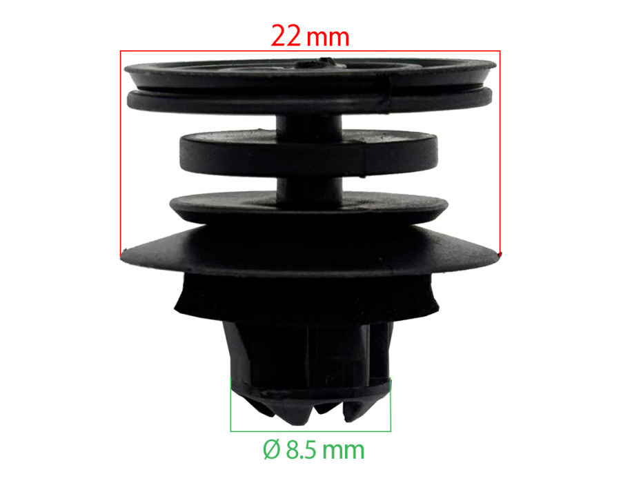 Lot de 10 agrafes vitrage - Volkswagen Lupo, Bora, Golf, Passat, Poo - ferlor fixoutil