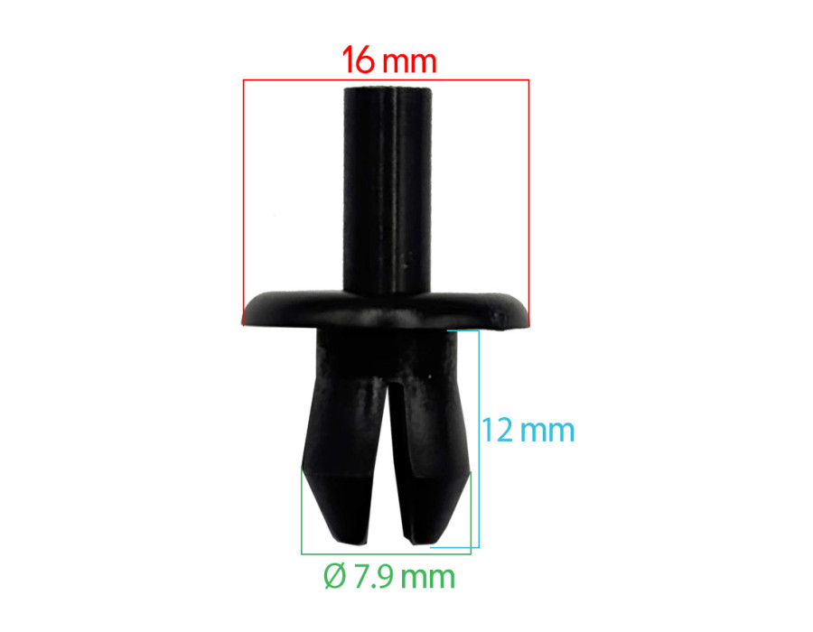 Lot de 10 agrafes cache moteur essuie glace - Land Rover Range rover Evoque - ferlor fixoutil