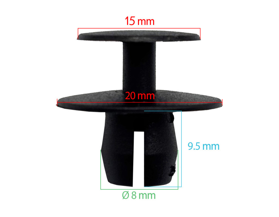 Lot de 10 agrafes tole auvent - Universelles - ferlor fixoutil