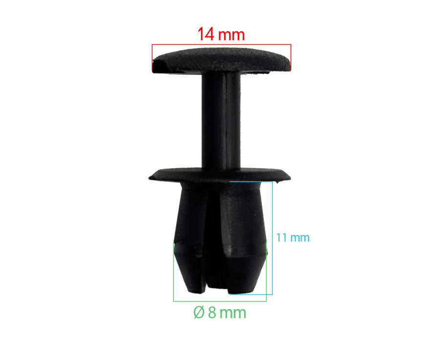 Lot de 10 agrafes tole auvent - Universelles - ferlor fixoutil