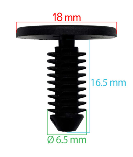 Lot de 10 agrafes tole auvent - Universelles - ferlor fixoutil