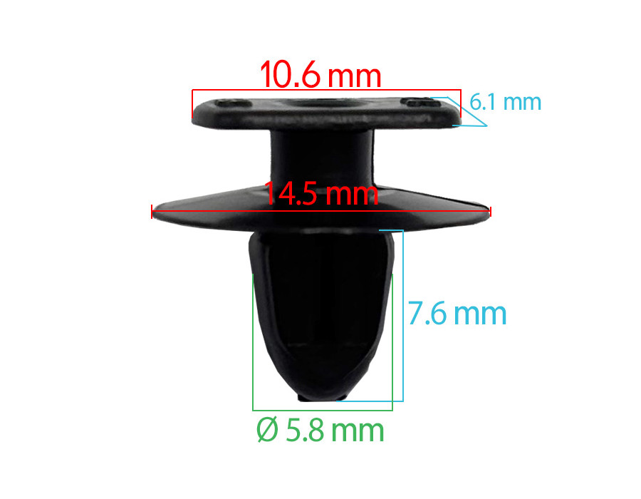 Lot de 10 agrafes tole auvent - Universelles - ferlor fixoutil