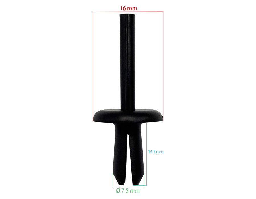 Lot de 10 agrafes cache moteur - Universelles - ferlor fixoutil