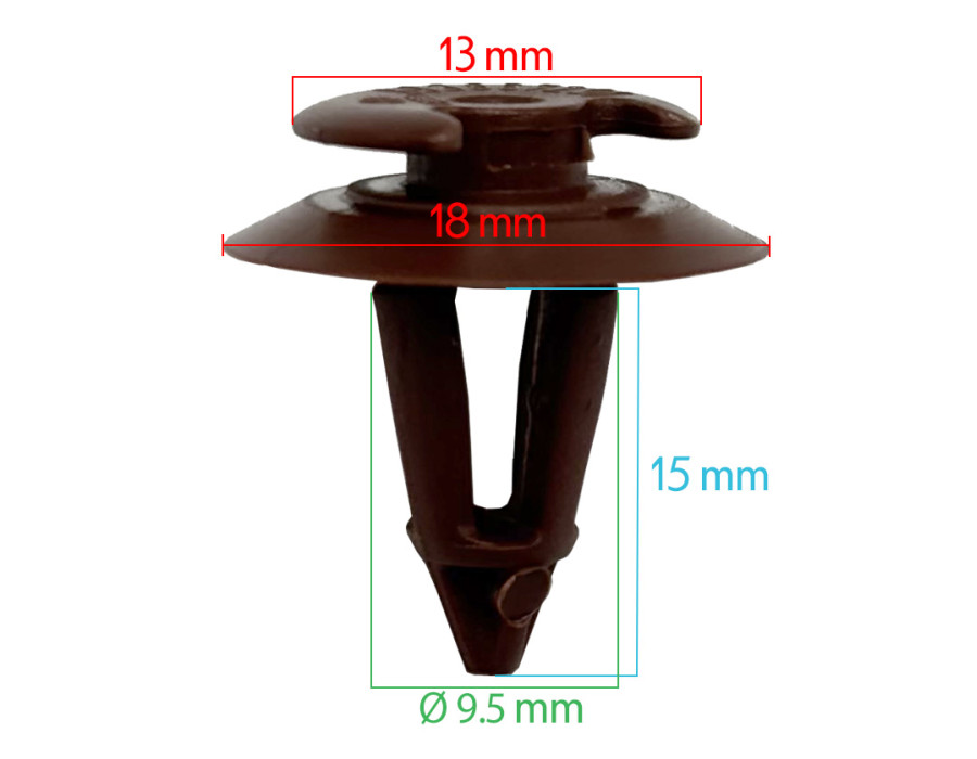 Lot de 10 agrafes tole auvent - Universelles - ferlor fixoutil