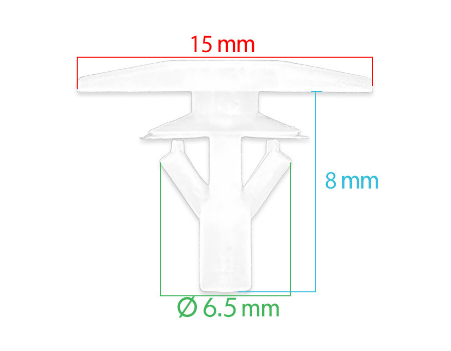 Lot de 10 agrafes tole auvent - Universelles - ferlor fixoutil