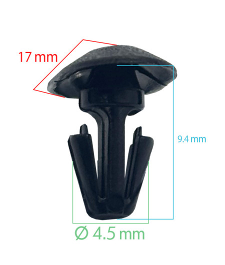 Lot de 10 agrafes - Universelles - ferlor fixoutil