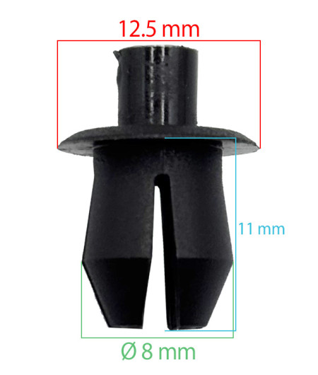 Lot de 10 agrafes tole auvent - Universelles - ferlor fixoutil