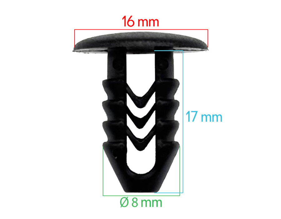 Lot de 10 agrafes tole auvent - Universelles - ferlor fixoutil