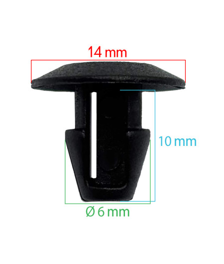 Lot de 10 agrafes tole auvent - Universelles - ferlor fixoutil