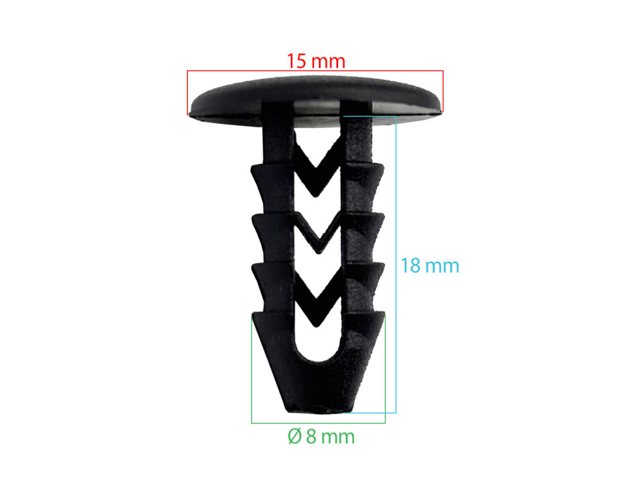Lot de 10 agrafes tole auvent - Universelles - ferlor fixoutil