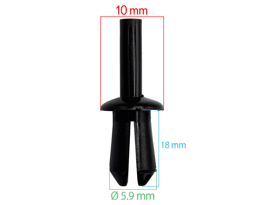 Lot de 10 agrafes tole auvent - Universelles - ferlor fixoutil